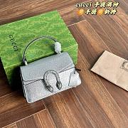 Gucci Dionysus Mini Bag Silver Size 18×12×6CM - 1
