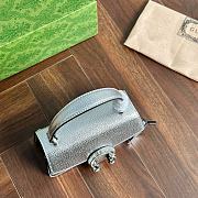 Gucci Dionysus Mini Bag Silver Size 18×12×6CM - 3