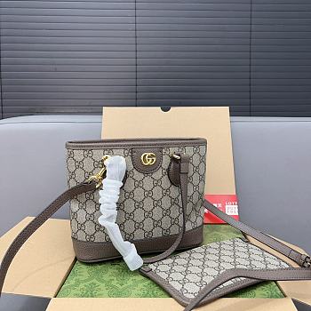 Gucci Ophidia Small Tote Beige Bag Size 31x25x13CM