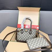 Gucci Ophidia Small Tote Beige Bag Size 31x25x13CM - 4