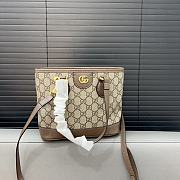 Gucci Ophidia Small Tote Beige Bag Size 31x25x13CM - 3