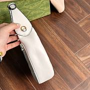 Gucci Marmont Half Moon Shaped White Size 11x21x5CM - 3