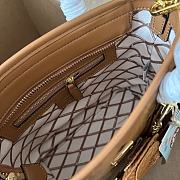 MCM Toni Shopper Visetos Cognac Brown Size 19x19CM - 2