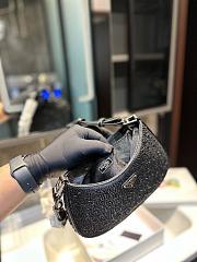 Prada Home Black Stone Bag Size 22x18x4cm - 3