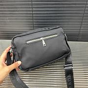 Prada Saffiano Leather Black 23x16x5cm - 4