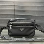 Prada Saffiano Leather Black 23x16x5cm - 2