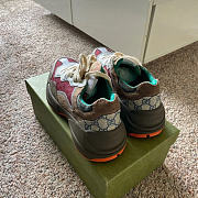 Gucci Rhyton Vintage Trainer Sneaker Brick Red 524990 DRW00 9022 - 3