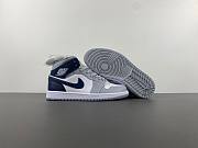 Air Jordan 1 Mid Wolf Grey Midnight Navy DQ8426-104 - 4
