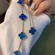 Combo Van Cleef Lucky Vintage Alhambra 5 motifs Blue - 5