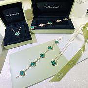 Combo Van Cleef Lucky Vintage Alhambra 5 motifs Green - 1