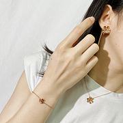 Van Cleef Frivole Bracelet Mini Model Rose Gold Pink - 4