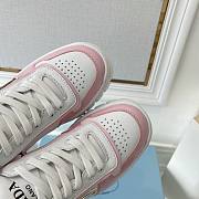 Prada Leather Sneakers White Pink - 2