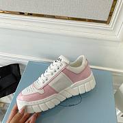 Prada Leather Sneakers White Pink - 6