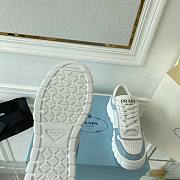 Prada Leather Sneakers White Blue - 6