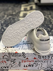 Dolce & Gabbana Calfskin Nappa Portofino Sneakers White - 5