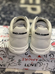 Dolce & Gabbana Calfskin Nappa Portofino Sneakers White - 3