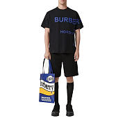 Burberry Horseferry-print Oversized T-shirt Black  - 4