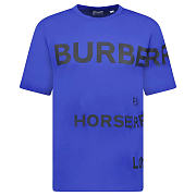 Burberry Horseferry-print Oversized T-shirt Blue - 2