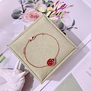 Van Cleef Lucky Spring Bracelet Closed Wings Ladybug VCARP7R00 - 4