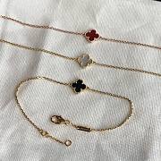 Van Cleef Sweet Alhambra Bracelet Rose Gold Red - 3