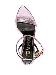TOM FORD Padlock-detail 120mm Sandals Light Pink - 2