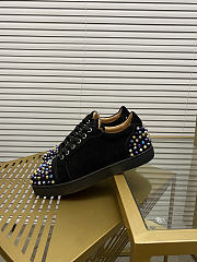 Christian Louboutin Vieira 2 Flat Black Purple 064#326 - 6