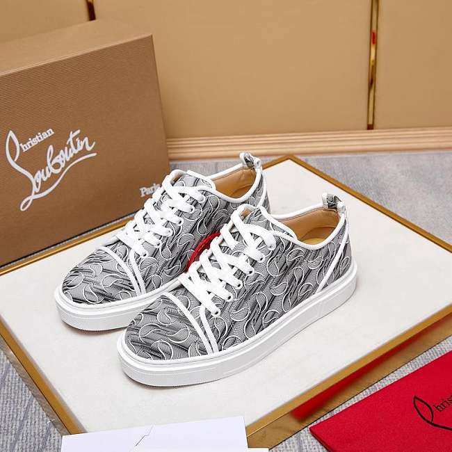 Christian Louboutin Sneaker White Grey 035#326 - 1