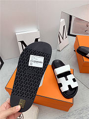 Hermes Chypre Sandal Blanc - 6