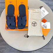 Hermes Izmir Sandal Black Navy - 2