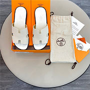 Hermes Izmir Sandal White - 2