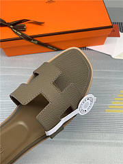 Hermes Oran Sandal étoupe Calfskin - 6