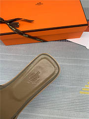 Hermes Oran Sandal étoupe Calfskin - 5