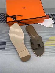 Hermes Oran Sandal étoupe Calfskin - 4