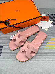 Hermes Oran Sandal Pink Calfskin - 6