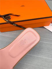 Hermes Oran Sandal Pink Calfskin - 2