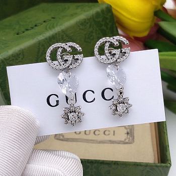 Gucci Earrings Silver 033#307