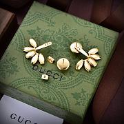 Gucci Earrings Gold Pink 075#307 - 2