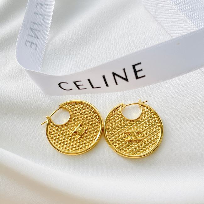 Celine Earrings Gold 084#307 - 1