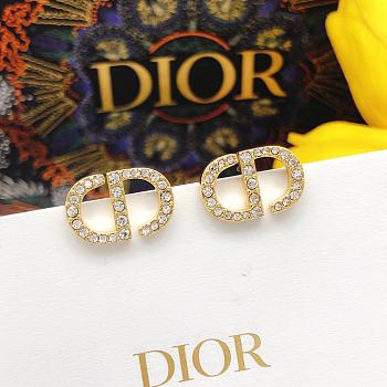 Dior Earrings Gold 054#307