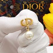 Dior Earrings Gold Pearl  021#307 - 3