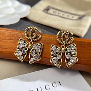 Gucci Earrings Gold Bow 006#307 - 5