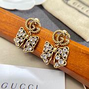 Gucci Earrings Gold Bow 006#307 - 4