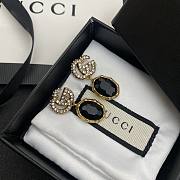 Gucci Earrings Gold Black 049#307 - 2