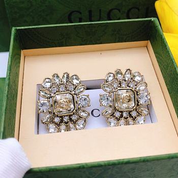 Gucci Earrings Gold 035#307