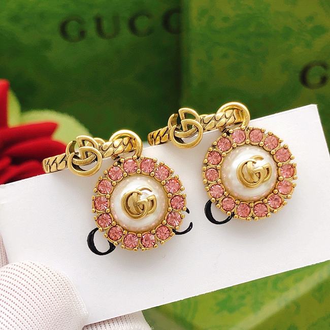 Gucci Earrings Gold 032#307 - 1