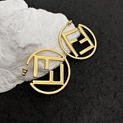 Fendi Earrings Gold 092#307 - 2