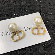 Dior Earrings Gold Pearl 063#307 - 4