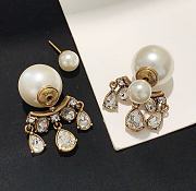 Dior Earrings Gold Pearl 037#307 - 4