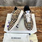 Burberry Check Terrace Sneakers Beige - 2