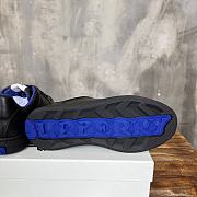 Burberry Leather Stock Sneakers Black - 5